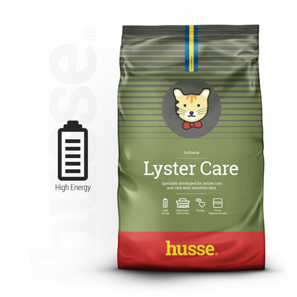Exclusive Lyster Care | Tilpasset aktive katter og katter med sensitiv hud og pels