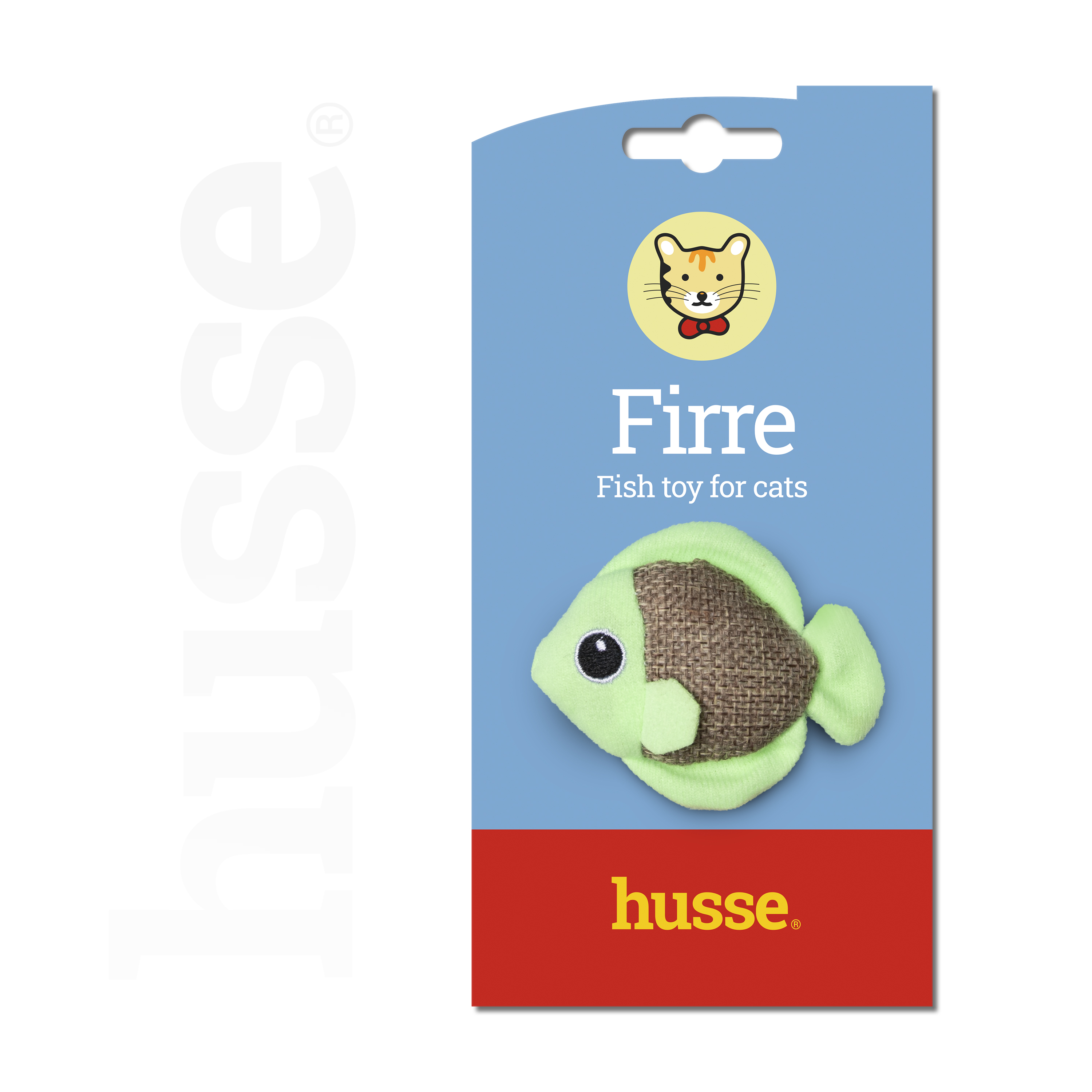 Firre | Leke for katt formet som fisk