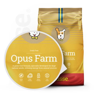 Opus Farm | Kornfri ernæring for aktive hunder