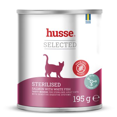 Sterilised Grain Free | Mousse med laks og hvit fisk