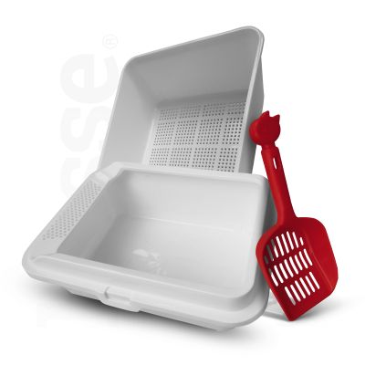 Toalett | Dokasse med bunn og rist