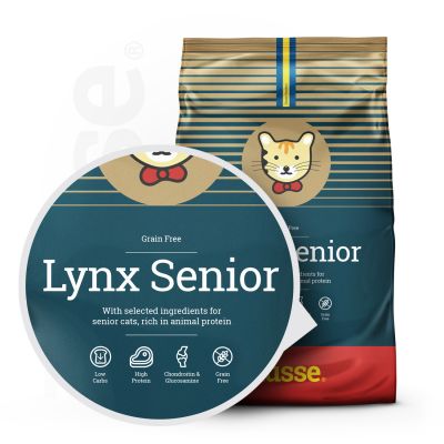 Lynx Senior | Kornfritt fôr til eldre katter med sensitiv hud og fordøyelse